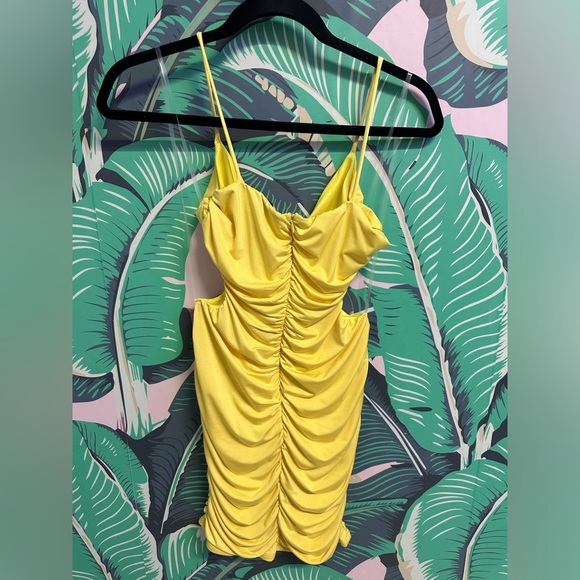 Fashion Nova Little Ruched Mini Dress - Picture 4 of 7